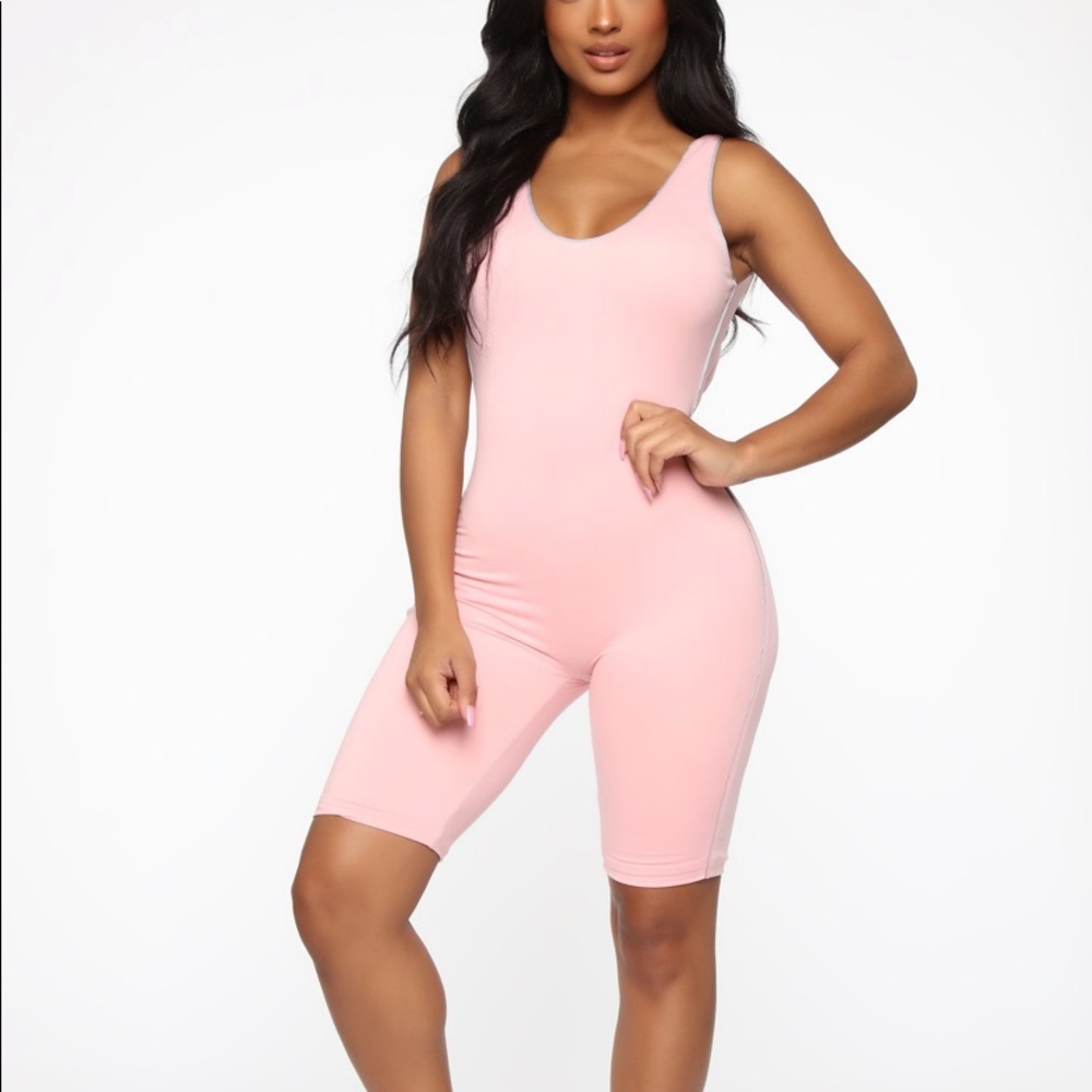 New Fashion Nova Pink Romper